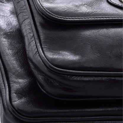 Morpheus Crossbody Messenger Bag Leather
