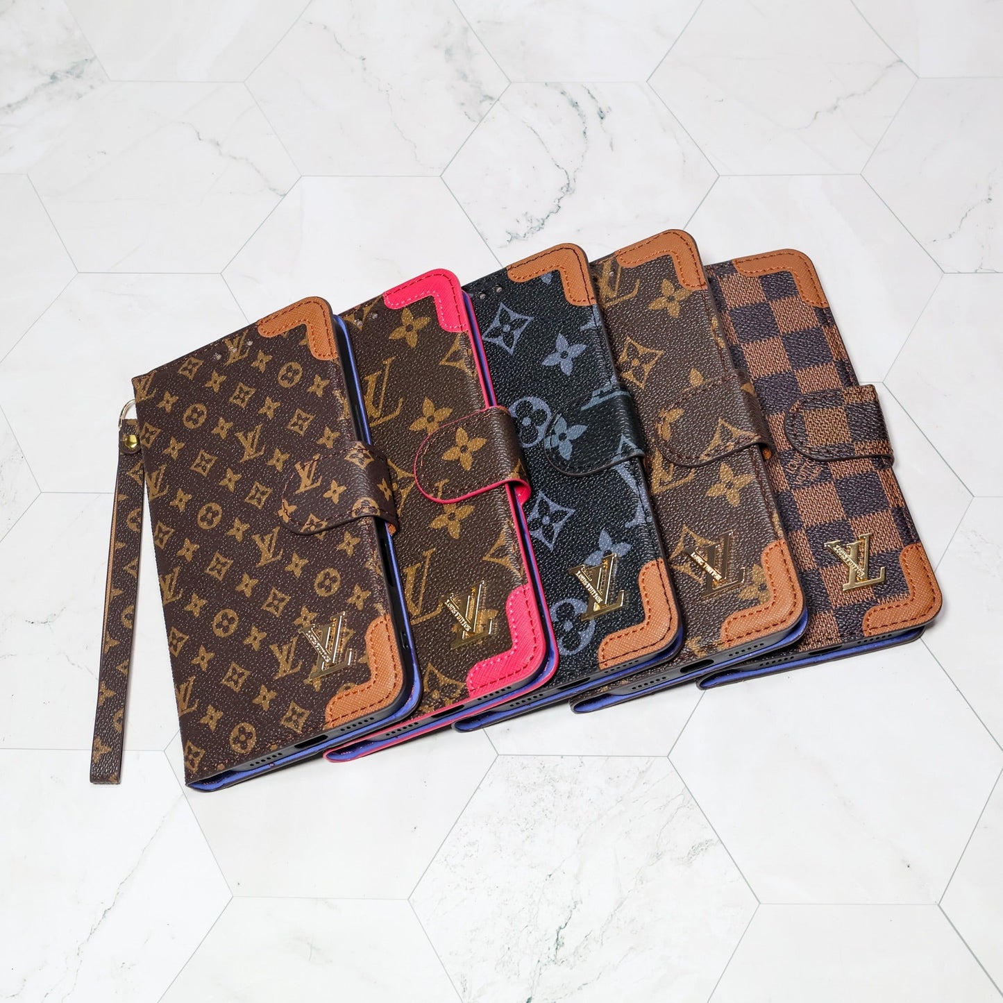 Folio Wallet Case Edge Patches for 14-17 / Pro / Pro Max / Plus