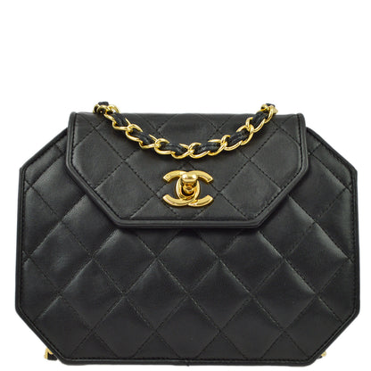 Chanel Lambskin Black Chain Shoulder Bag Style 5