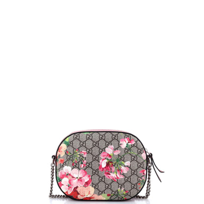 Chain Crossbody Bag Blooms Print GG Coated Canvas Mini