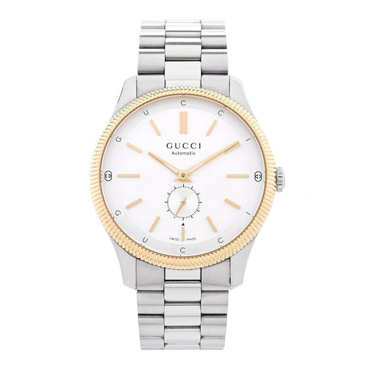 Stainless Steel 40mm G-Timeless Two Tone Automatic Watch Silver