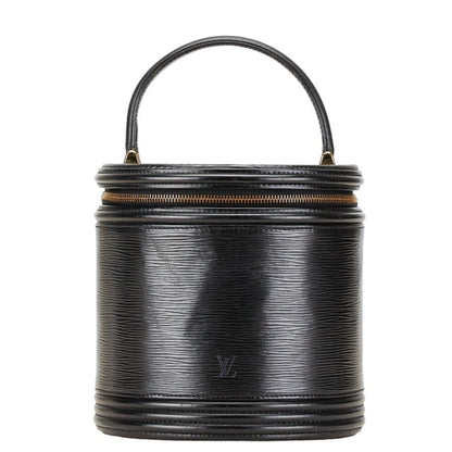 Louis Vuitton  Noir Leather Handbag Vanity Bag