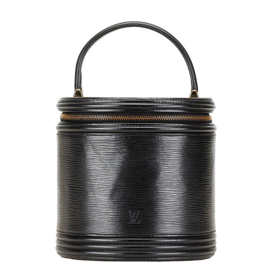 Louis Vuitton  Noir Leather Handbag Vanity Bag