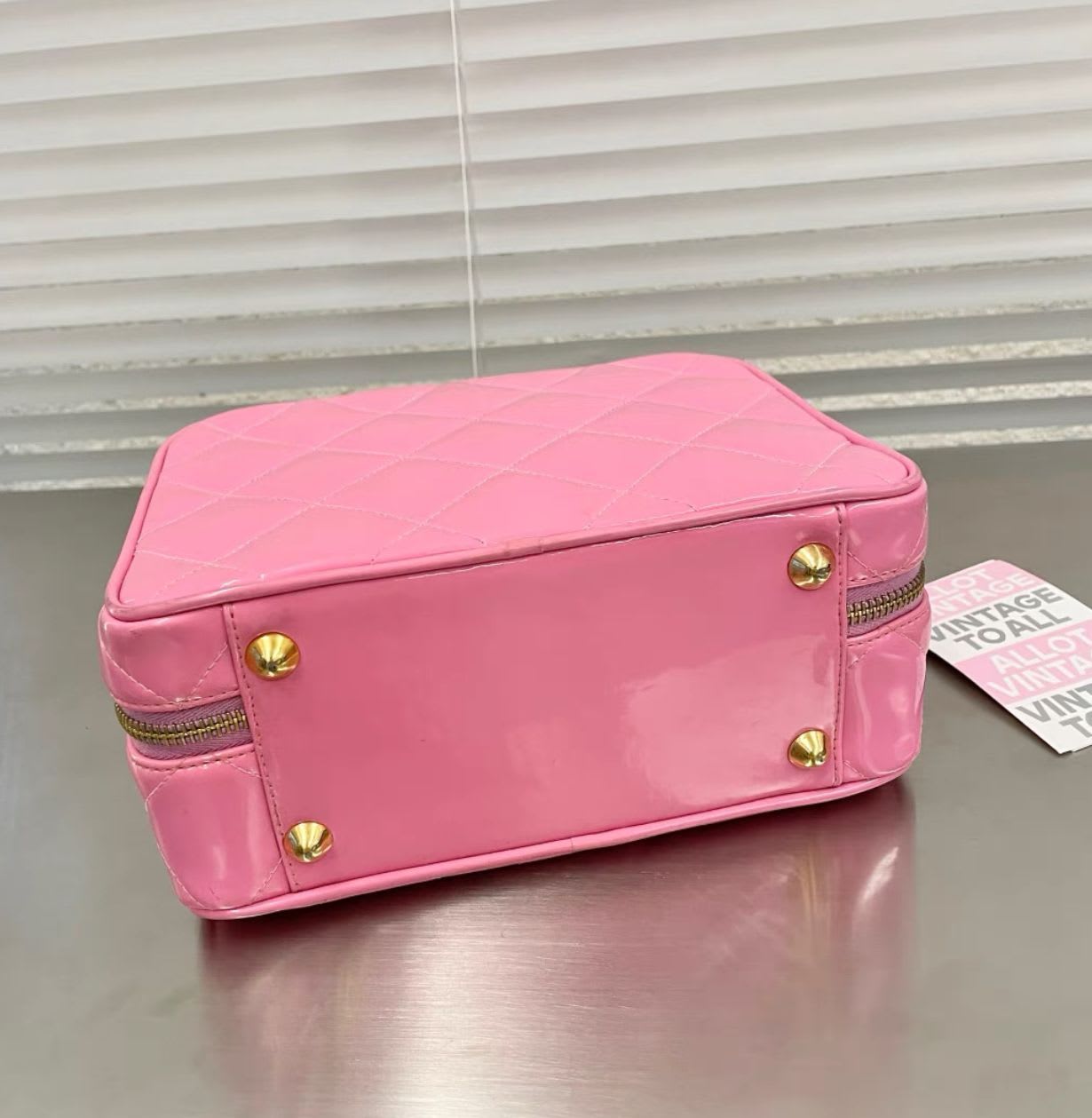 Chanel Patent Leather Barbie Pink Tote Bag