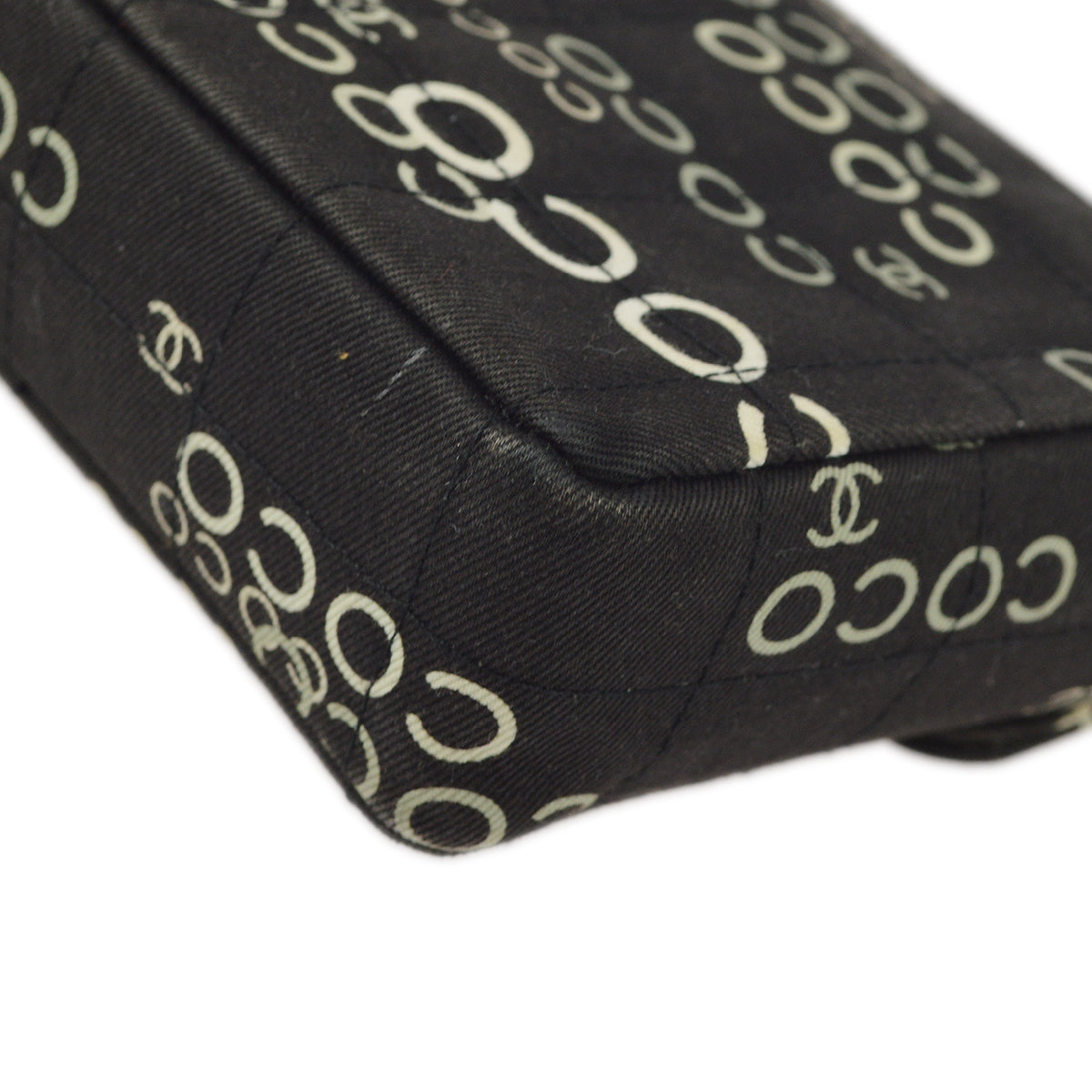Chanel Canvas Black Shoulder Bag