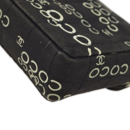 Chanel Canvas Black Shoulder Bag