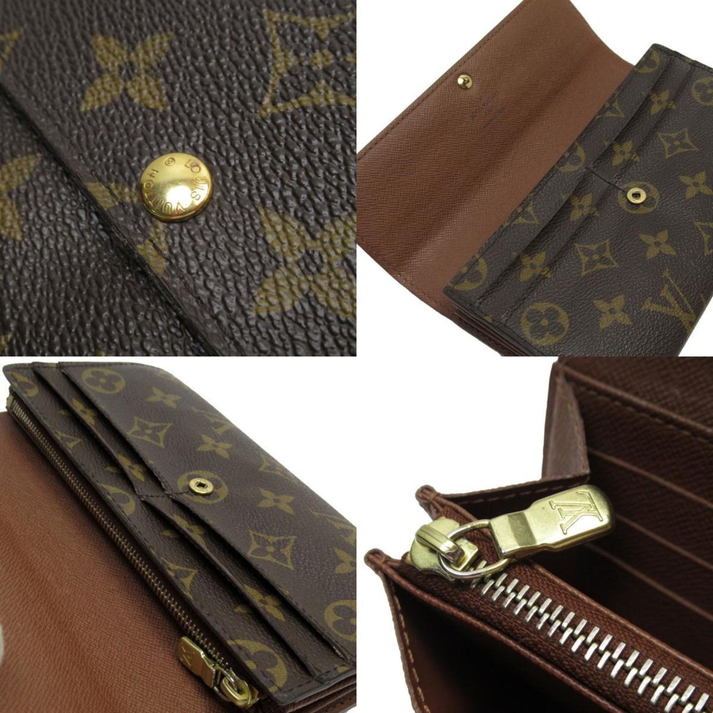 Louis Vuitton  Monogram Long Wallet (Bi-Fold)