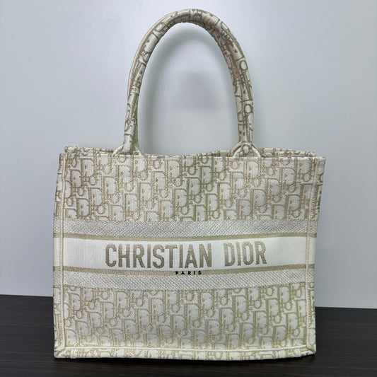 Dior Oblique Canvas Tote Bag
