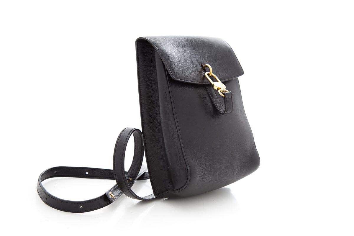 Delvaux Black Leather Crossbody