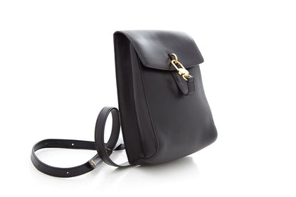 Delvaux Black Leather Crossbody