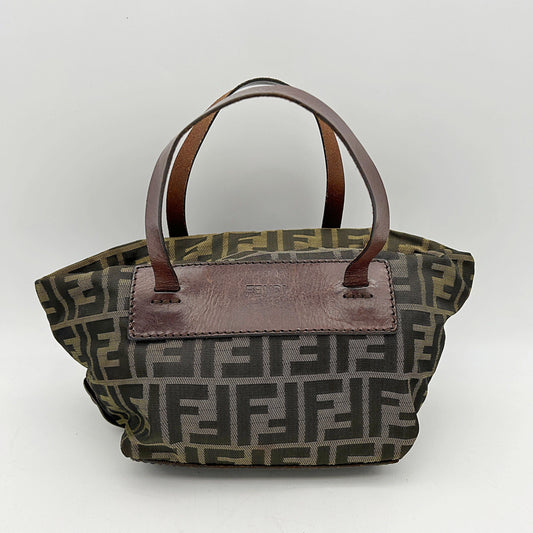 Fendi Zucca FF Top Handle Bag - Brown Handle Bags, Handbags fe8814vf
