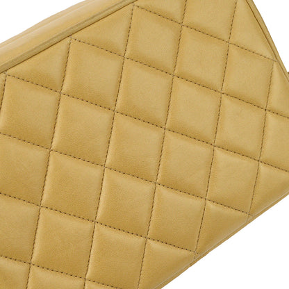 Chanel Beige Lambskin Fringe Camera Bag Mini