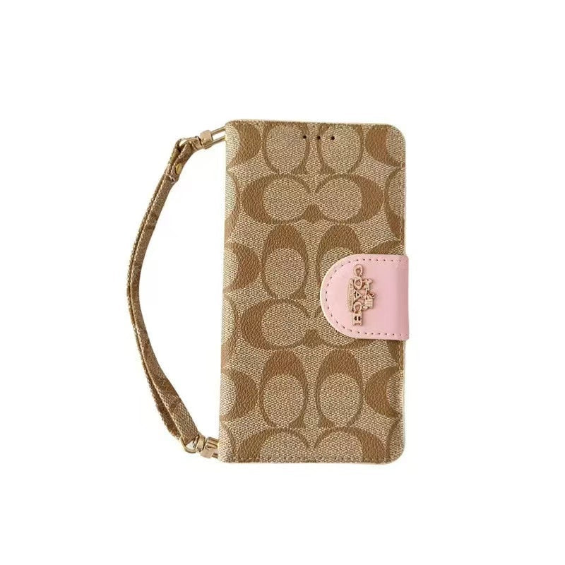 Designer Coach Phone Case Wallet Style for iPhone 12 13 14 15 16 17