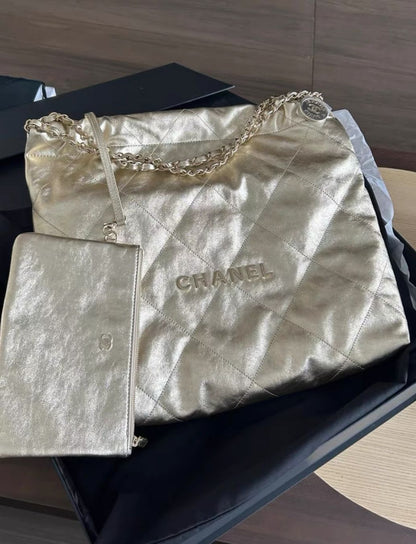 Chanel Chanel 22 Leather Shoulder Bag Style 2