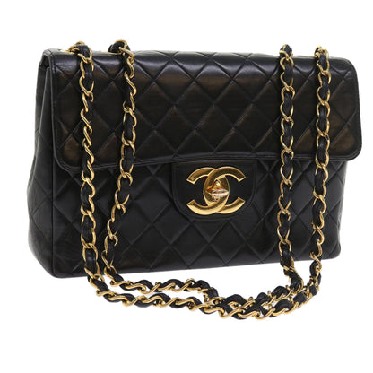 Chanel Leather Black Chain Shoulder Bag Style