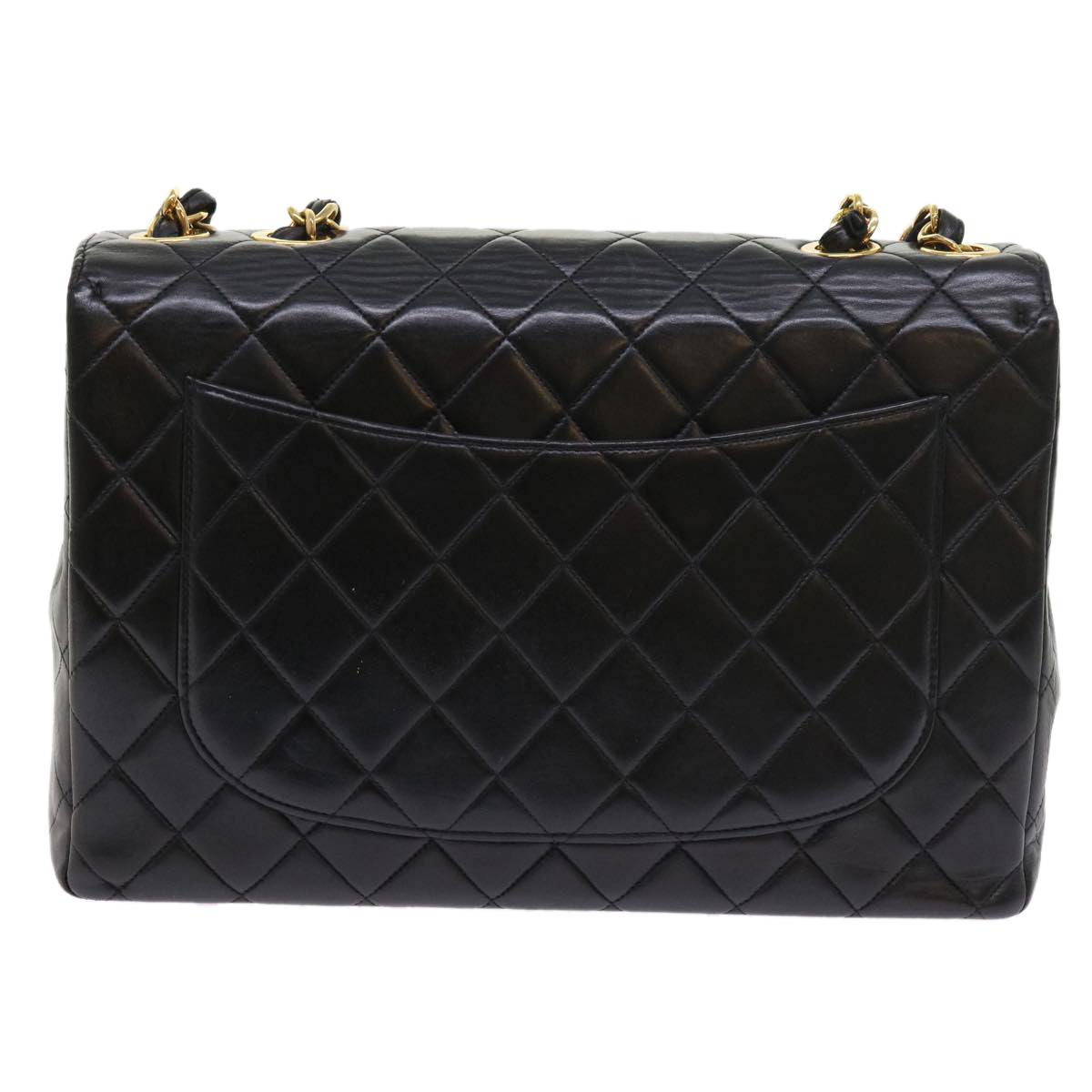 Chanel Leather Black Chain Shoulder Bag