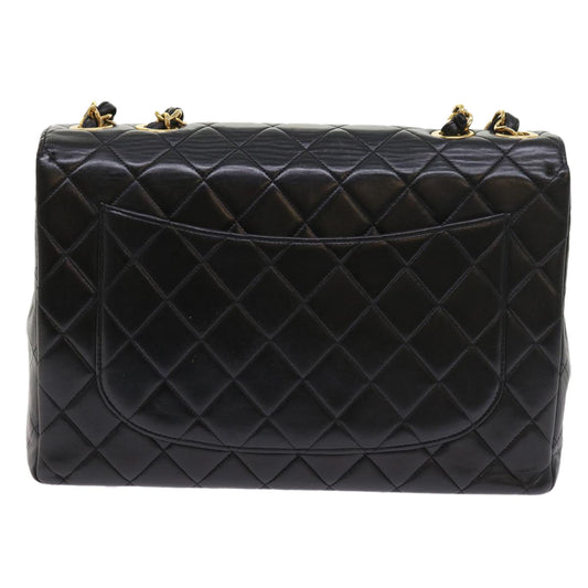 Chanel Leather Black Chain Shoulder Bag