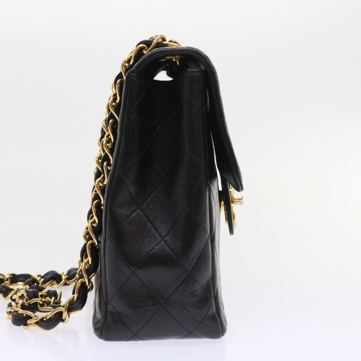 Chanel Leather Black Chain Shoulder Bag Style