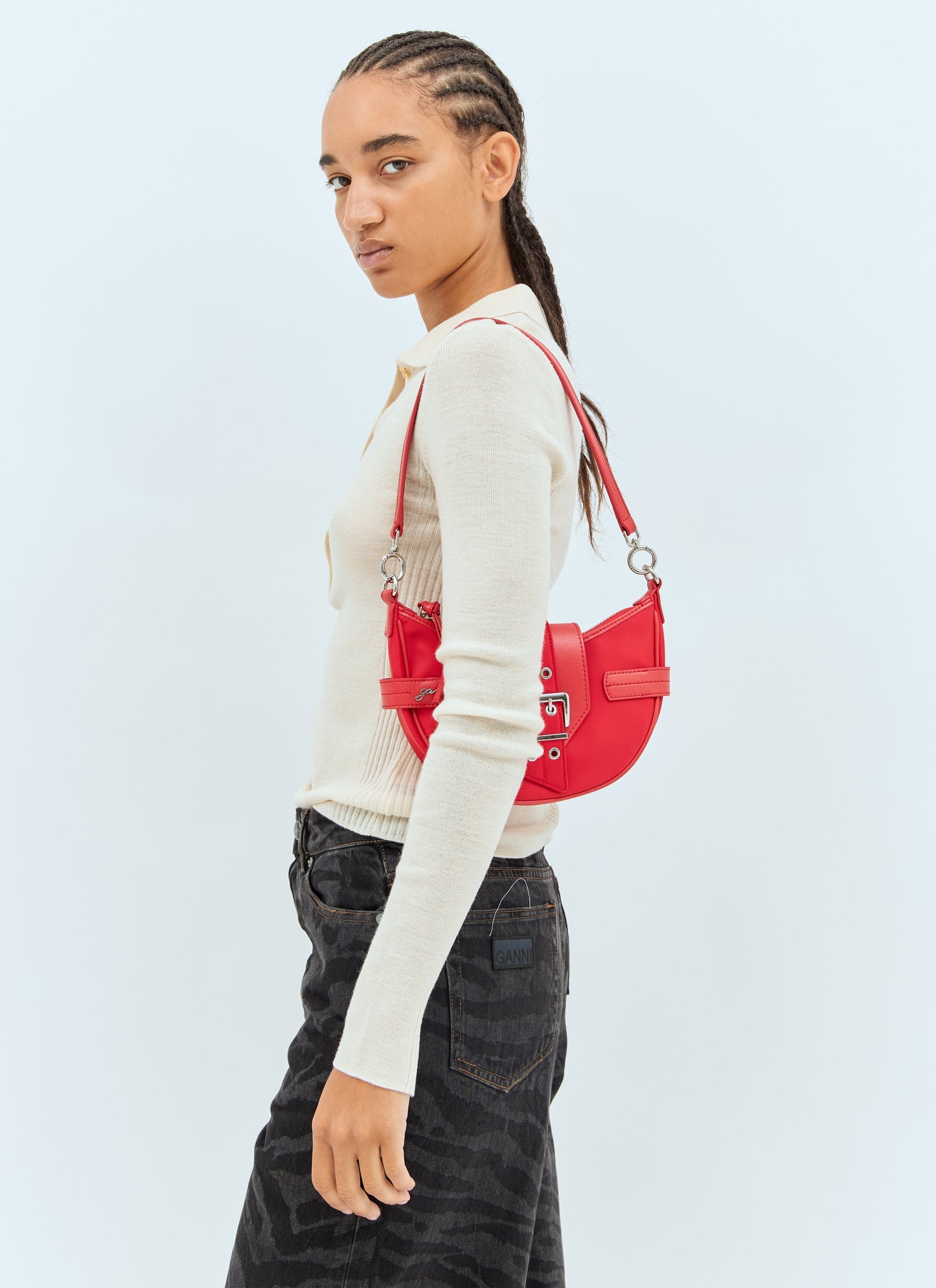 Ganni Women Small Bucky Crossbody Bag