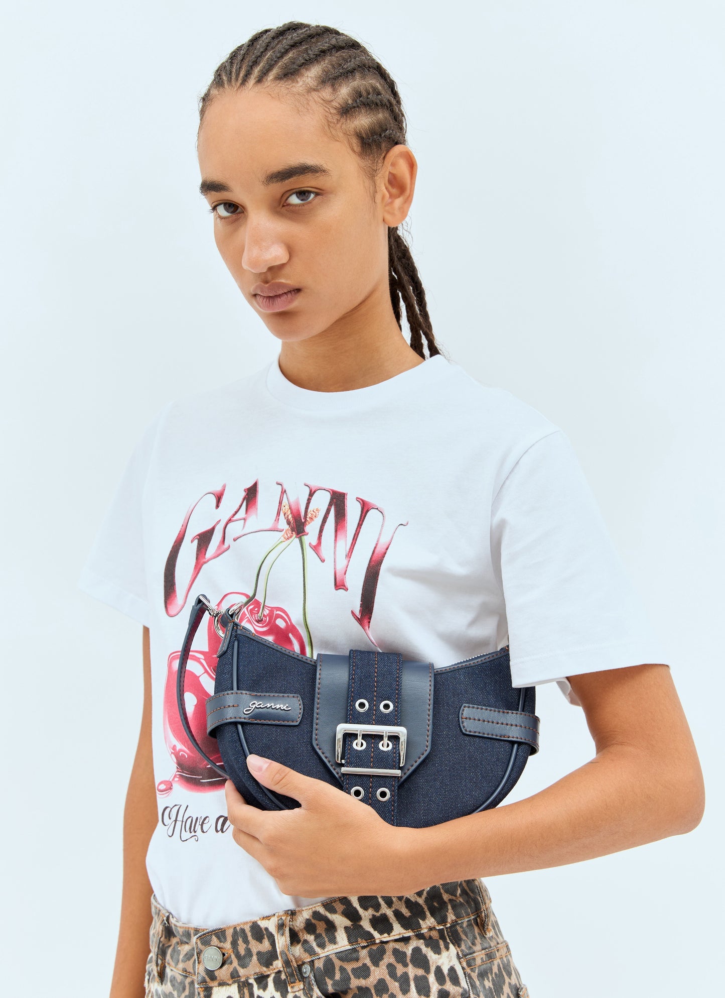 Ganni Women Small Bucky Crossbody Bag