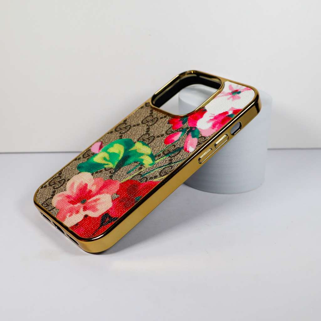 Gucci Bloom iPhone Case 11 12 13 14 15 16 Pro Max Plus / Red