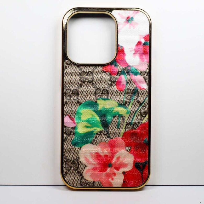 Gucci Bloom iPhone Case 11 12 13 14 15 16 Pro Max Plus / Red