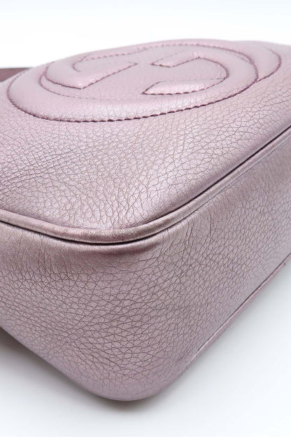 Metallic Soho Disco Crossbody Bag Lilac