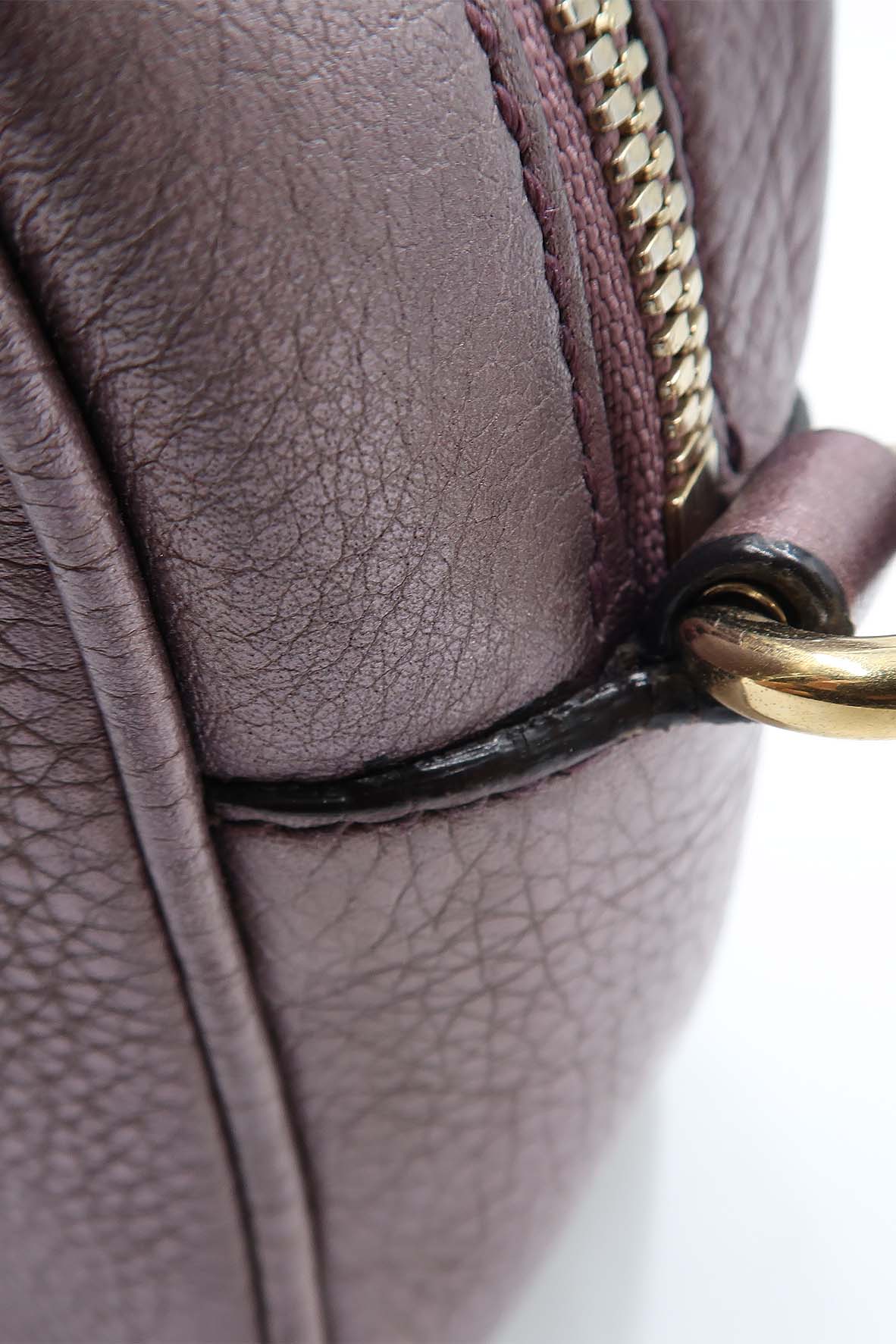 Metallic Soho Disco Crossbody Bag Lilac