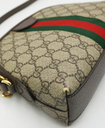 Small GG Supreme Canvas and Leather Ophidia Crossbody Bag Multicolor