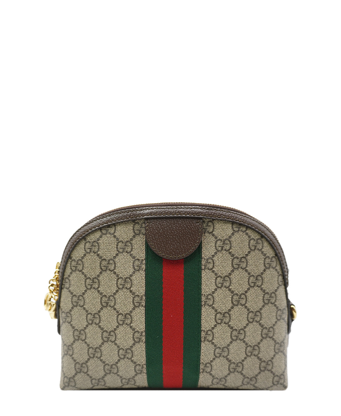 Small GG Supreme Canvas and Leather Ophidia Crossbody Bag Multicolor
