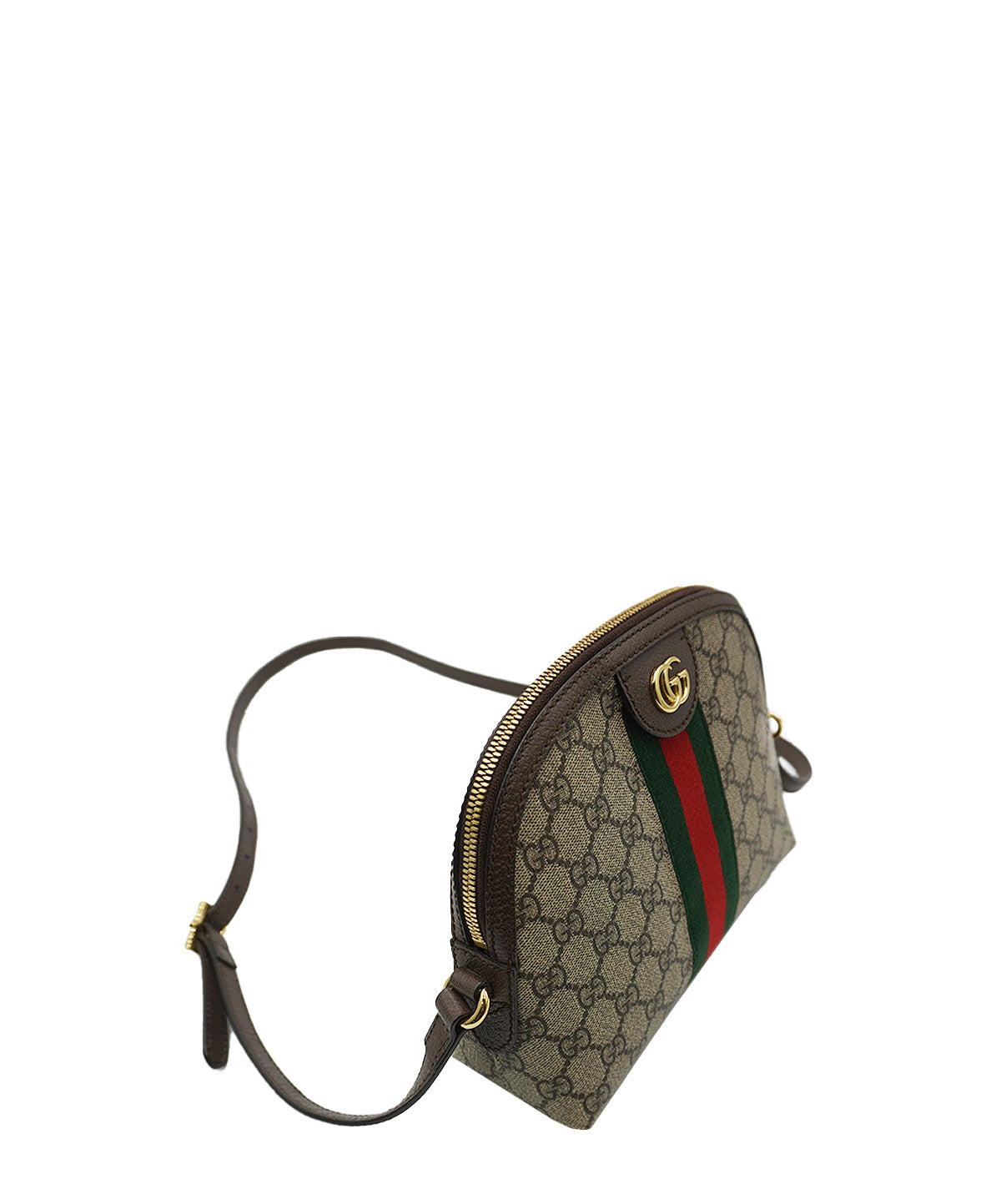 Small GG Supreme Canvas and Leather Ophidia Crossbody Bag Multicolor