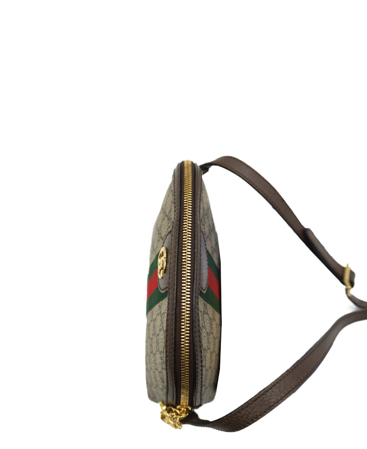 Small GG Supreme Canvas and Leather Ophidia Crossbody Bag Multicolor