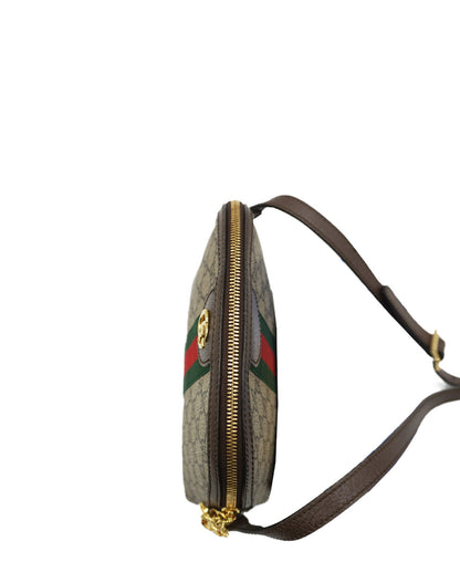Small GG Supreme Canvas and Leather Ophidia Crossbody Bag Multicolor