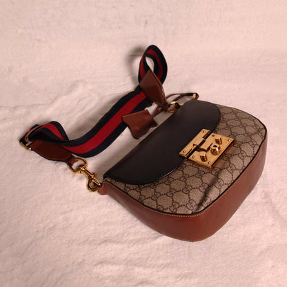 Gucci Signature Padlock Small Crossbody Bag