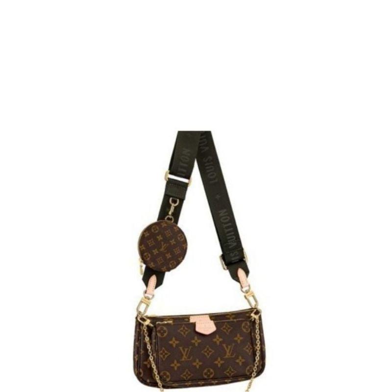 Makersluxe - Monogram Multi Pochette Crossbody Bag