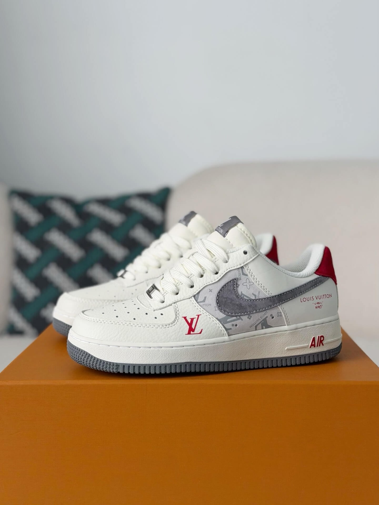 LV x Nike Air Force 1 Low “White Monogram”