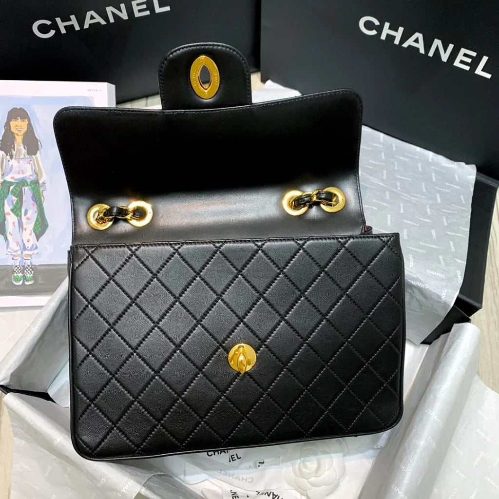 Chanel Gold Luxury Handbag Style