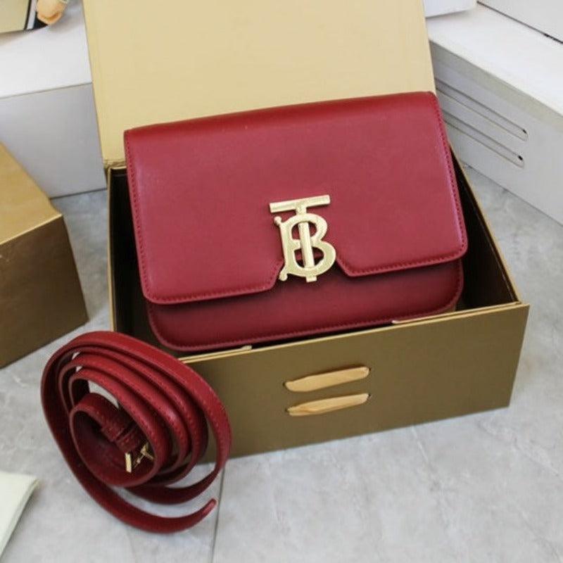 Makersluxe - TB Crossbody Bag Dark Red