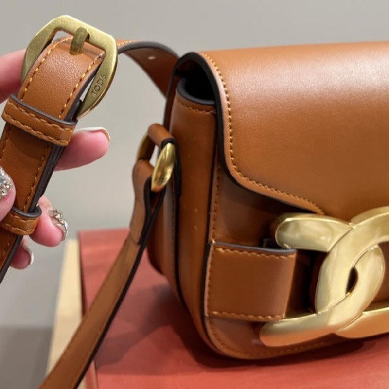 Makersluxe - Mini Kate Crossbody Bag Brown