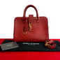 Saint Laurent Leather Red Handbag Style 15