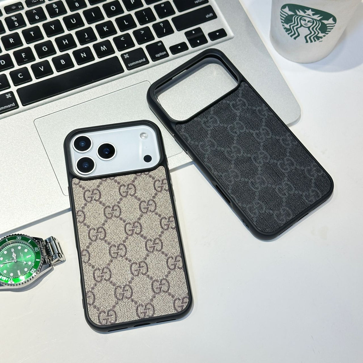 Classic Canvas Pattern Iphone 17 Series G Style / 18 Pro / 18 Pro Max