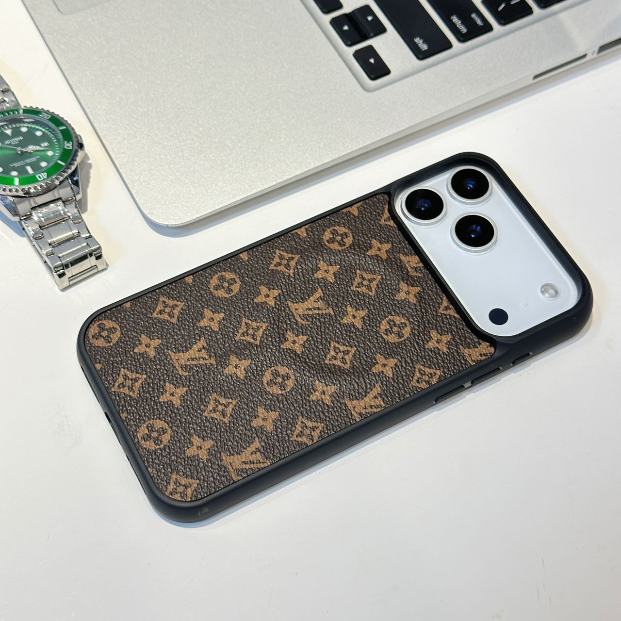 iPhone 17 MagSafe Phone Case LV Style