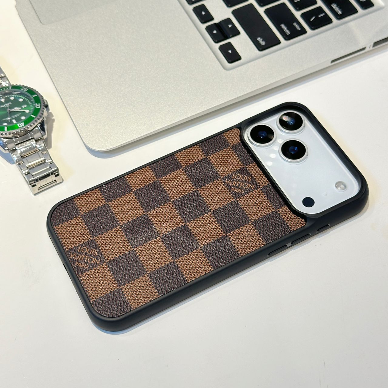 iPhone 17 MagSafe Phone Case LV Style