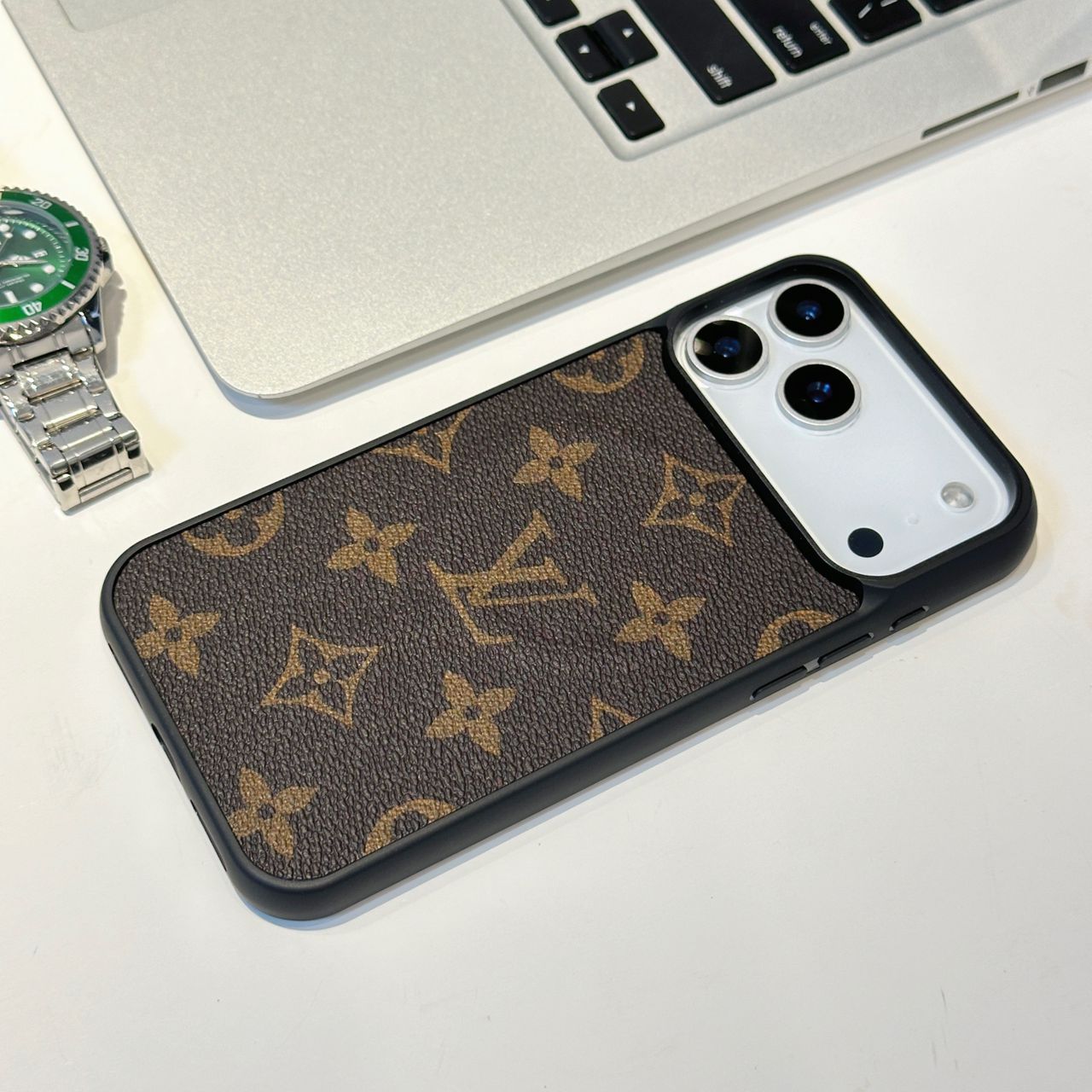 iPhone 17 MagSafe Phone Case LV Style