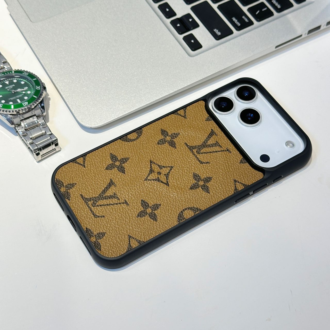 iPhone 17 MagSafe Phone Case LV Style