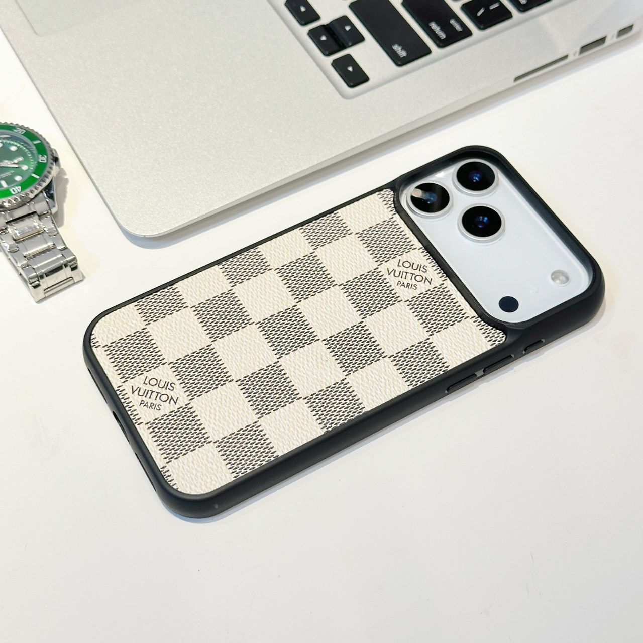 iPhone 17 MagSafe Phone Case LV Style