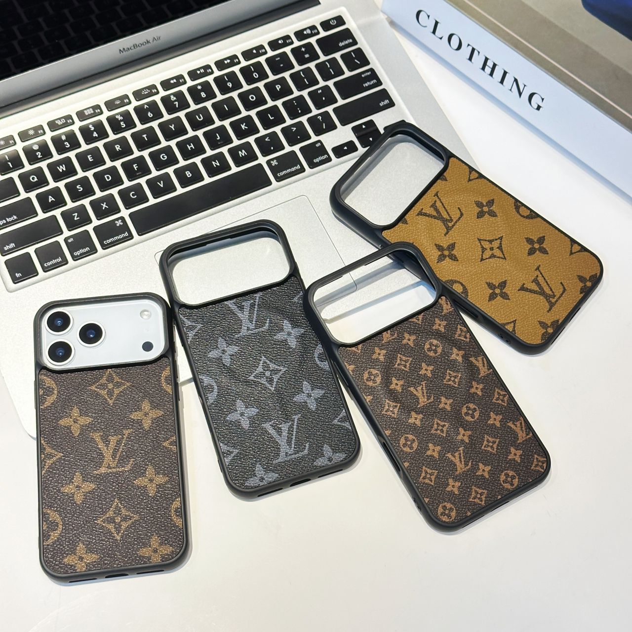 iPhone 17 MagSafe Phone Case LV Style