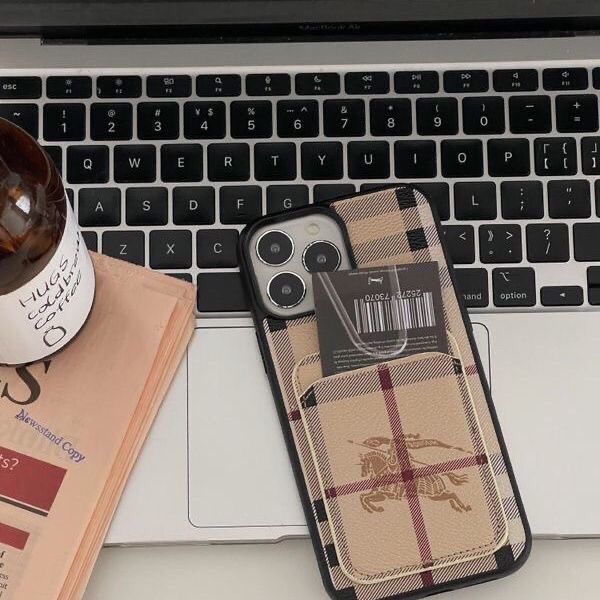 Burberry Style iPhone Case for 12 13 14 15 16 Pro Max Series