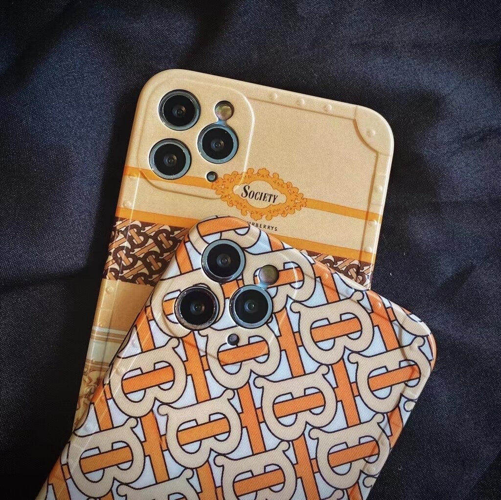 Burberry Phone Case Printed Design iPhone Case