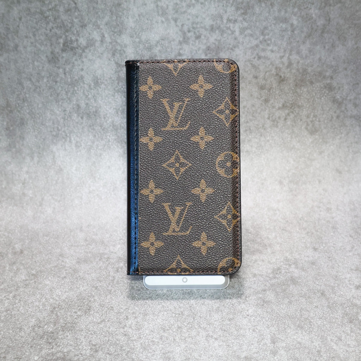 Iphone Wallet Case Lv Leather For 12-17 / Pro / Pro Max / Plus / 18 Pro / 18 Pro Max